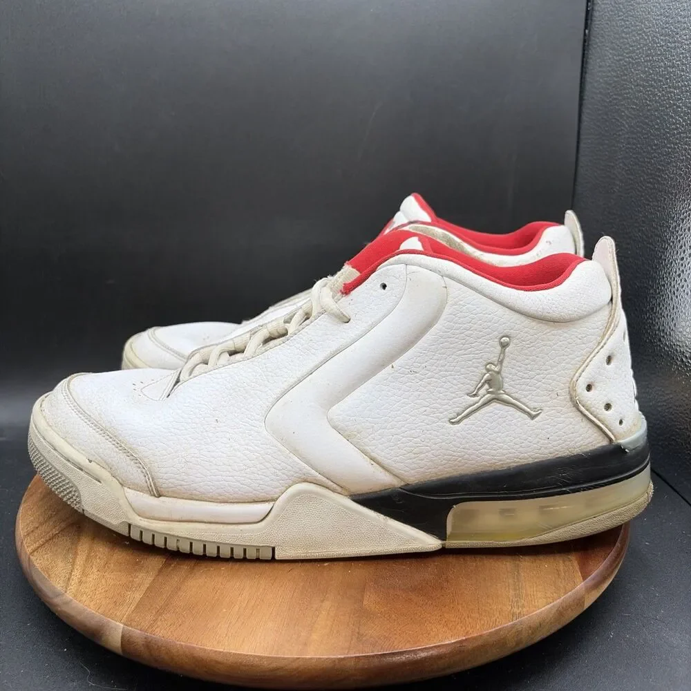 Air Jordan Big Fund “White Silver” Mens Size 13 Shoes Mid Top Basketball Sneaker